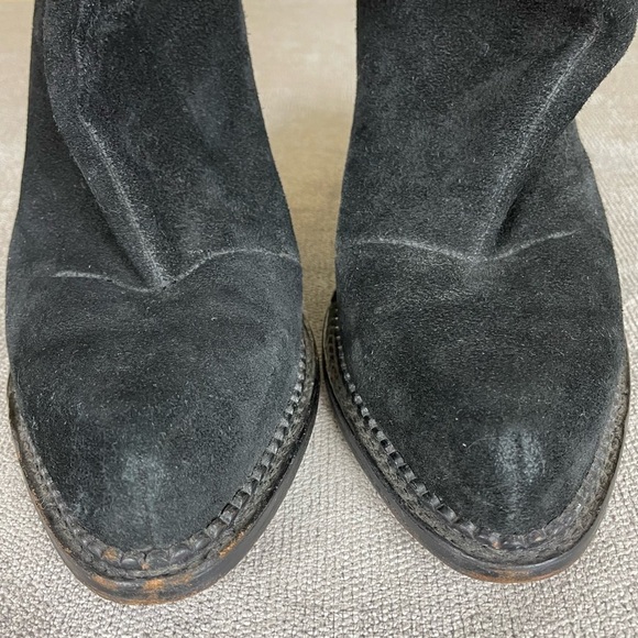 THEYSKENS THEORY Black Suede Boots Size 40 - Picture 6 of 10